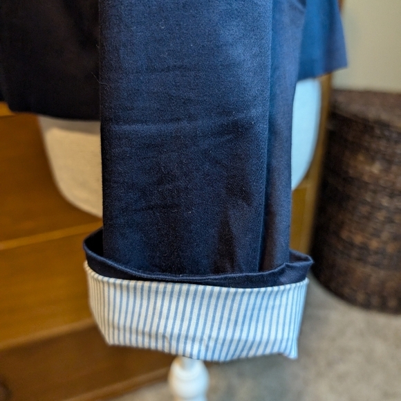 H&M Navy Fitted Blazer SZ 10 - Picture 3 of 13